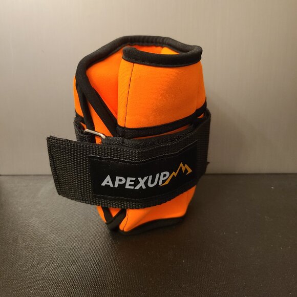 APEXUP ADJUSTABLE ANKLE WEIGHTS- 4 LB PAIR, ORANGE VELCRO CLOSURE-UNISEX - Picture 9 of 9
